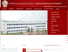 Tablet Screenshot of nannayauniversity.info